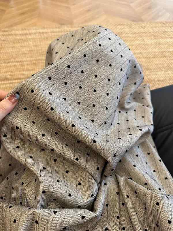 Other - レディース ワイドパンツ スラックス ロング丈 落ち感 ドット柄 ストライプ柄 ゆったり リラックス 楽ちん 体型カバー 美脚 脚長効果 きれいめ 上品 カジュアル 通勤 オフィス 普段使い 秋 カーキ