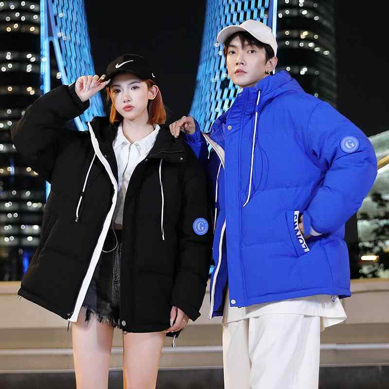 ダウンジャケット メンズ レディース 秋冬 ピンク 厚手 フード付き 防風防水 アウター コート