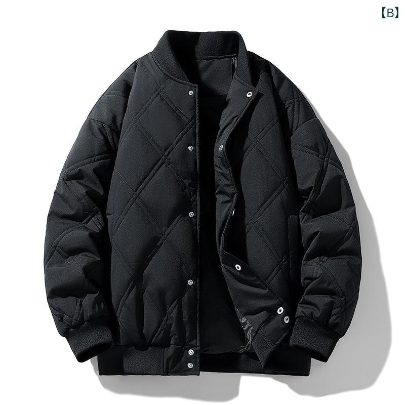 メンズ ダウンジャケット 秋冬 ゆったり スタンドカラー 厚手 パン型 高品質ダウン 軽量 吸湿速乾 コート アウター