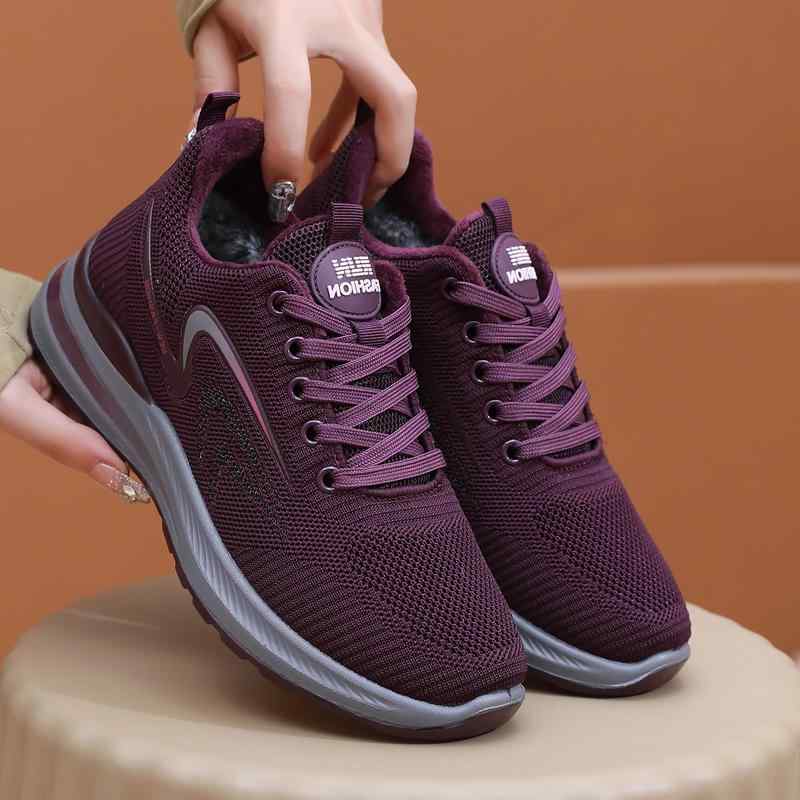 レディース 秋冬 綿靴 保暖 運動 休闲 軟底 防滑 ママシューズ 暖か 履き心地 日常使い 室内履き 軽量 ..