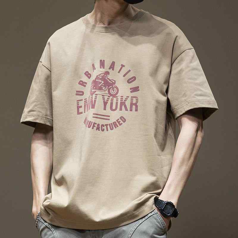 メンズ レディース Tシャツ 綿100% クルーネック 半袖 ヘビーウェイト 厚手 ゆったり ビッグシルエット 楽ちん カジュアル トレンド 夏服 トップス 夏