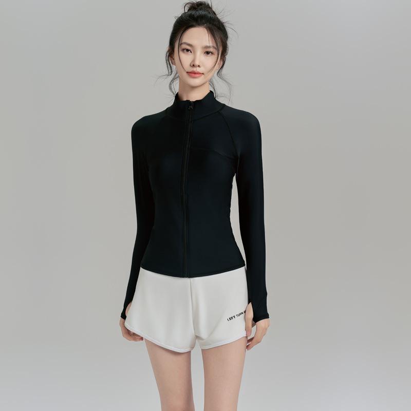 レディース 水着 セパレート 2点セット 長袖 フィットネス水着 UVカット 紫外線対...