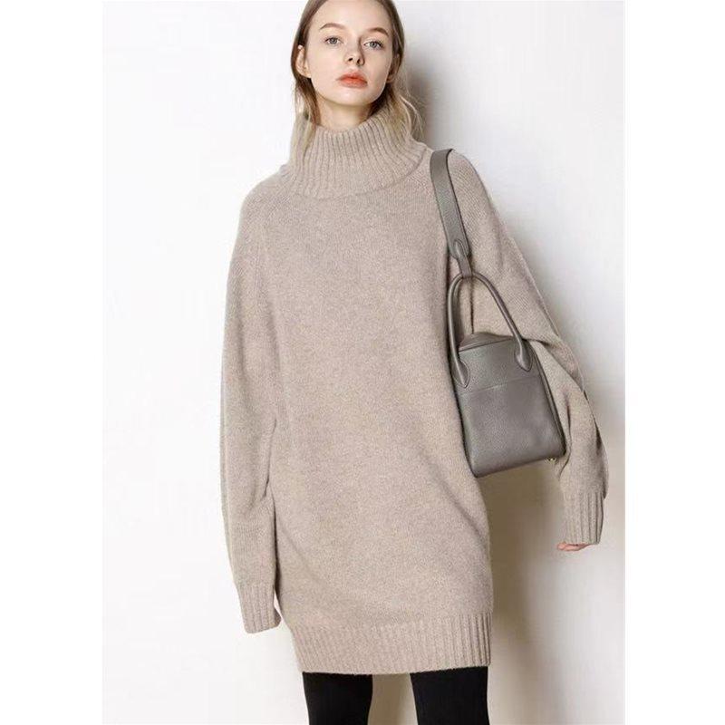 ・素材: ウール・パターン: 無地・厚み: 厚手・組み合わせ: 単品・スタイル: プルオーバー・版型: ルーズ・袖型: 標準袖・首元: 二重領・袖丈: 長袖・丈: 中長 (65-80cm)・加工: リブ・色: ホワイト,キャメル,ワインレッド,ブラック・サイズ: S,M,L,XL,2XL・主素材含有率: 95%以上