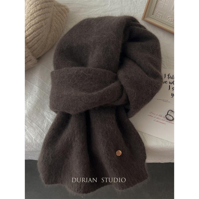 マフラー レディース 秋冬 羊毛 ふわふわ 高級感 保温 コーディネート自在 暖か 柔らか スタイリッシュ