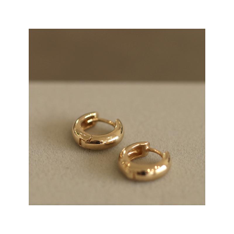 レディース イヤーカフ イヤリング 極簡 ミニマリスト 高級感 925シルバー 18Kゴールドメッキ 貼耳 小..