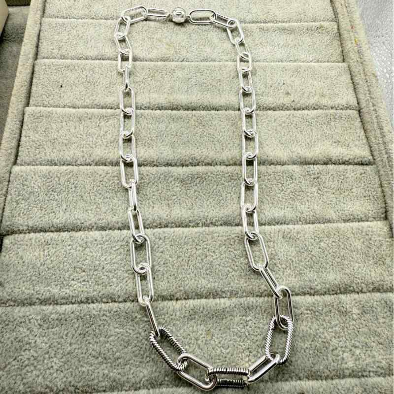 ネックレス レディース 銀メッキ 白銅 アンティーク風 鎖骨 トレンド 欧米スタイル 女性 アクセサリー ..