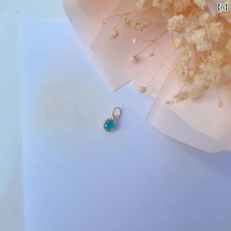 ネックレス レディース 天然緑瑪瑙 二面吊り下げ ペンダント 925純銀 復古 シルバー アクセサリー 緑石..