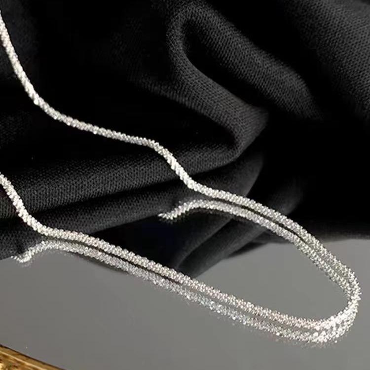 ネックレス レディース 925シルバー 輝くデザイン 高級感 花モチーフ 満天星 シンプルチェーン 鎖骨ラ..