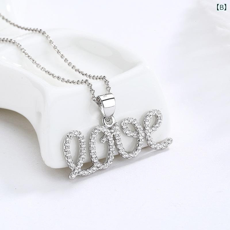 �ͥå��쥹 ��ǥ����� 925��� LOVE��ʸ���� ���륳�˥��ڥ����� ������������ ������ ��������å��� �ȥ��� ���������꡼ ���奨�꡼ ����С� ����� �ե��å���� ������ ���硼�ȥ�������