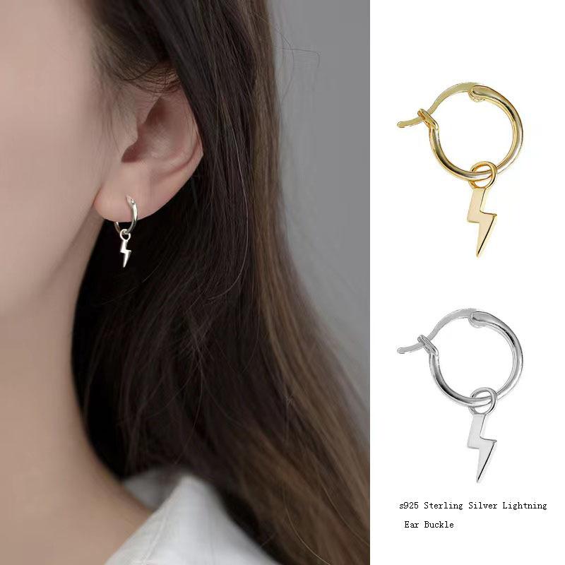 ・素材: シルバー・加工: メッキ・色: ホワイトゴールド,ゴールド・純度: 925シルバー・流行要素: 雷・スタイル: クール・スタイル分類: 個性派・対象: 男女兼用・流行要素分類: ナチュラル