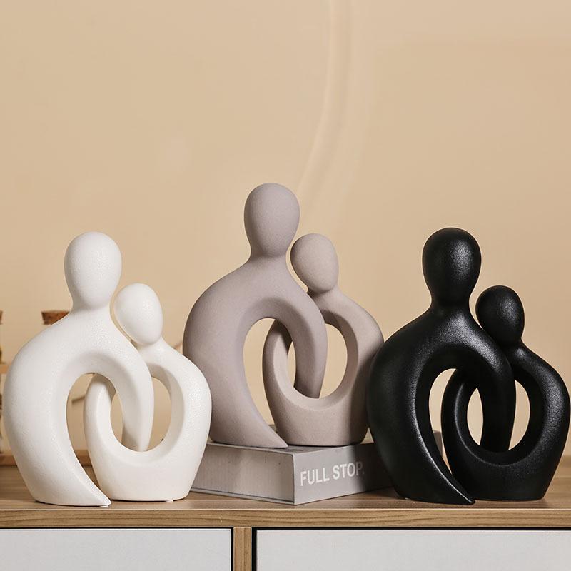 置物 インテリア雑貨 現代風 軽奢華 婚礼飾り 引っ越し祝い 新居デコレーション リビングルーム 幸福モチーフ 家庭用 祝い事 ギフト雑貨 シンプルデザイン 高級感 日常使い