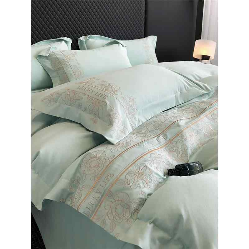 ベッド寝具 男女兼用 秋冬 4点セット 純綿 100% コットン 加厚 磨毛加工 暖か ふわふわ 肌触り抜群 裸寝対応 掛け布団カバー ベッドシーツ スタンダード枕カバー 2枚 高級感