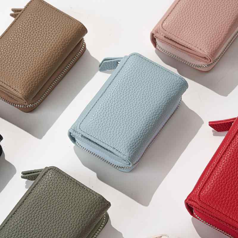 レディース 財布 小銭入れ ライチ革風 デザイン 多機能 カードケース 証件収納 一体型 コンパクト 日常使い 軽量 女性向け コインケース マネークリップ 実用的 スタイリッシュ ポケットサイズ 携帯便利 整理整頓 機能性重視 トレンド アイテム