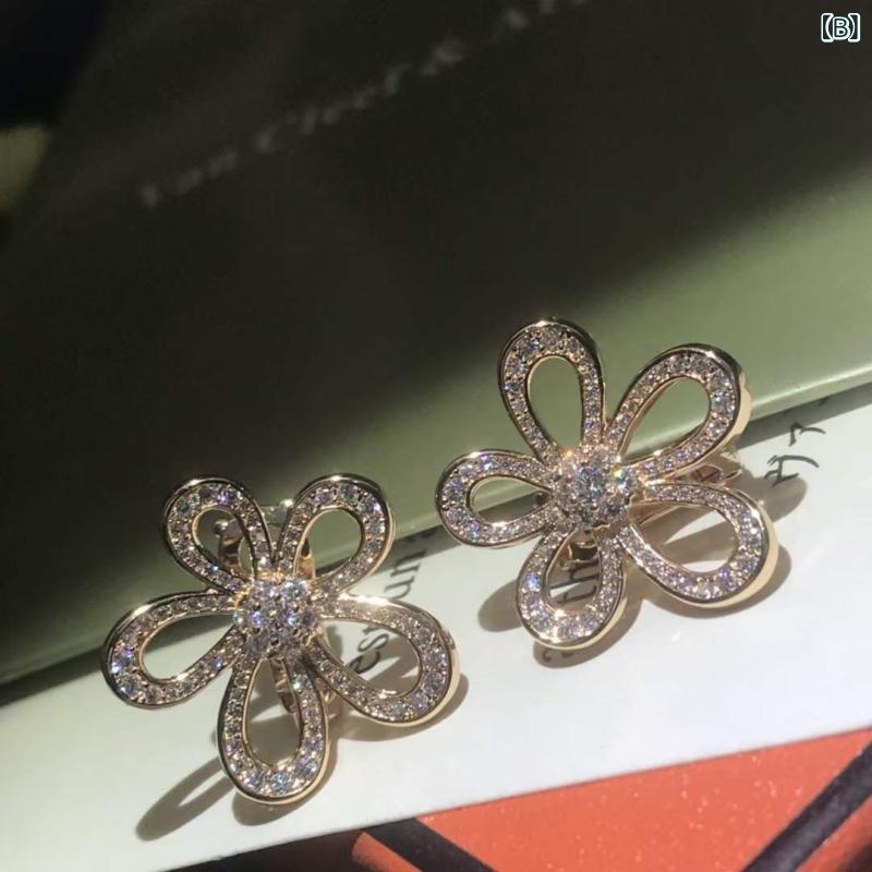 イヤリング レディース ひまわり 花モチーフ 五弁花びら 大ぶり花 925シルバー 18Kゴールドメッキ ジルコニア フルセット 欧米風 華やか アクセサリー 女性用 ファッション 日常使い ギフト 春夏 秋冬 通年