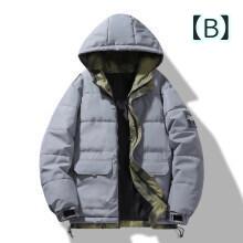 メンズ ダウンジャケット 秋冬 加厚 立領 連帽 防風 コットン 暖か 軽量 吸湿速乾 日常使い 街着 アウトドア