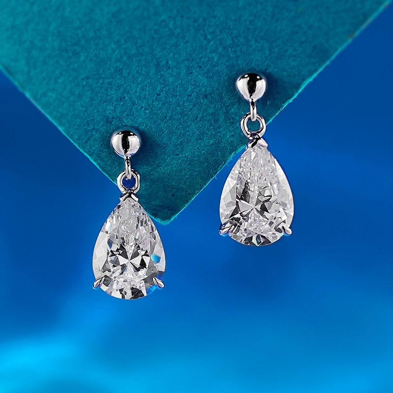 レディース イヤリング 925シルバー 水滴型 気質 エレガント インフルエンサー風 耳飾り ドロップ型 女性向け アクセサリー シンプル デザイン 高級感 日常使い