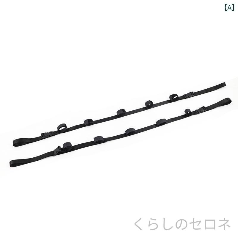 釣り フィッシング ロッドホルダー 車載用 ロッドベルト 車内固定 ナイロン製 ルア...
