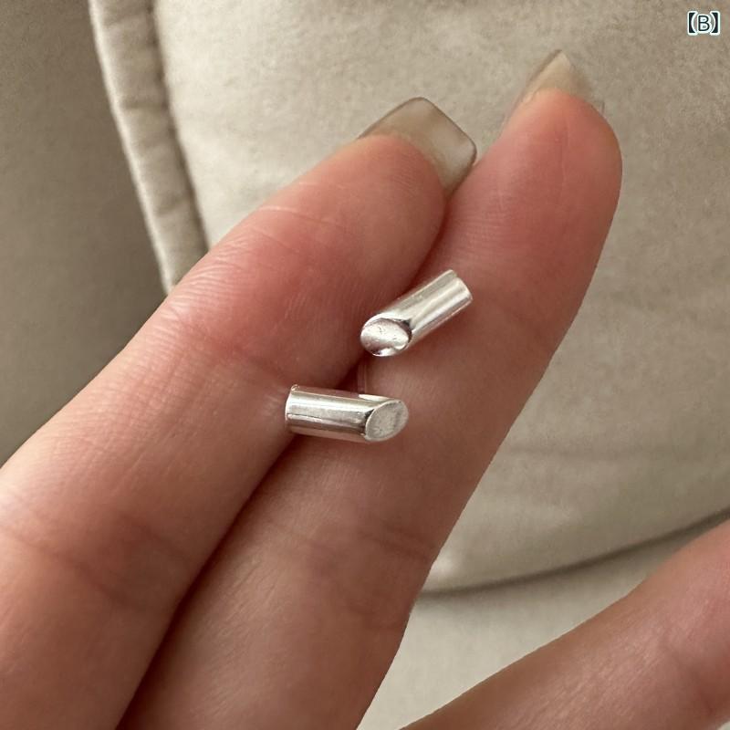 ピアス レディース 幾何学デザイン 小ぶり 純銀 ミニマリスト 韓国風 トレンド 日常 通勤 変色なし 耳穴ケア イヤースタッド 耳飾り シンプル ニッチ