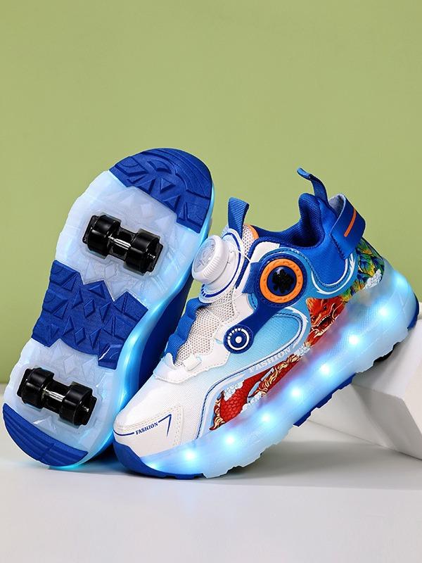 キッズ ローラースケート 光る 四輪