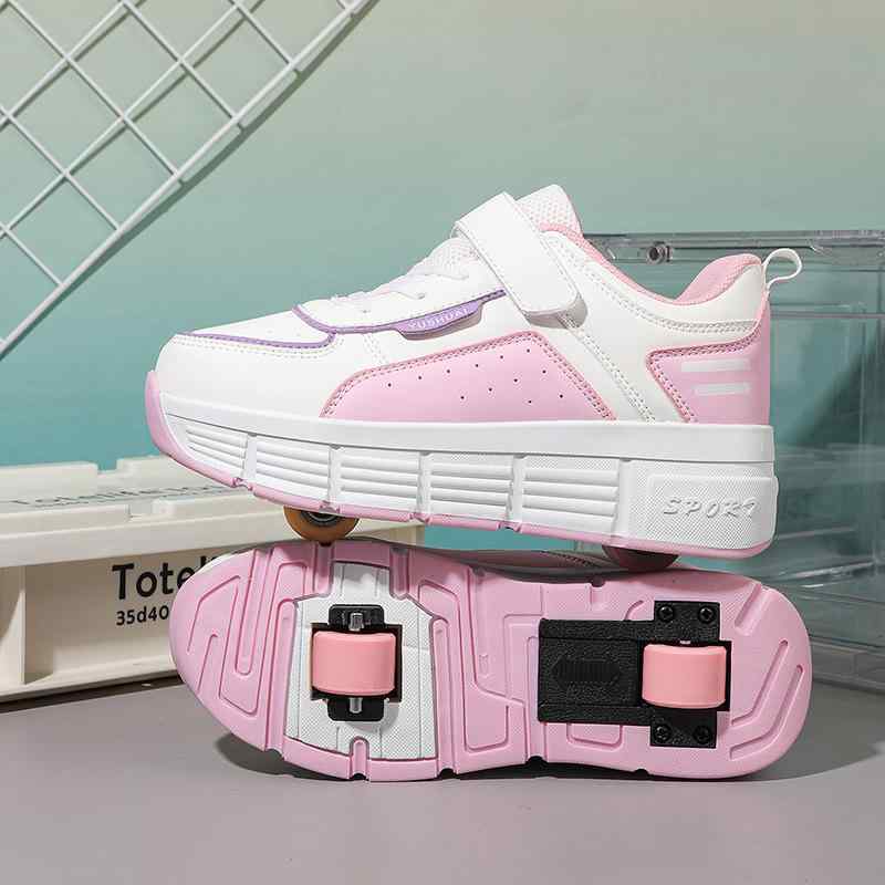 ・車輪素材: PU・対象性別: ユニセックス、男性、女性・車輪タイプ: 双輪・色: ピンクホワイト、白黒、ワインレッド、ホワイト・サイズ: 31,32,33,34,35,36,37,38,39,40