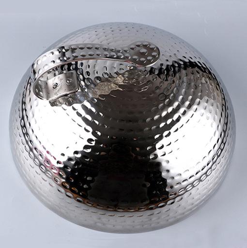 キッチン 菜カバー 家庭用 ステンレス 加厚 防塵 防蝿 純銅 ハンマー加工 金属 欧風 食卓カバー ディッ..