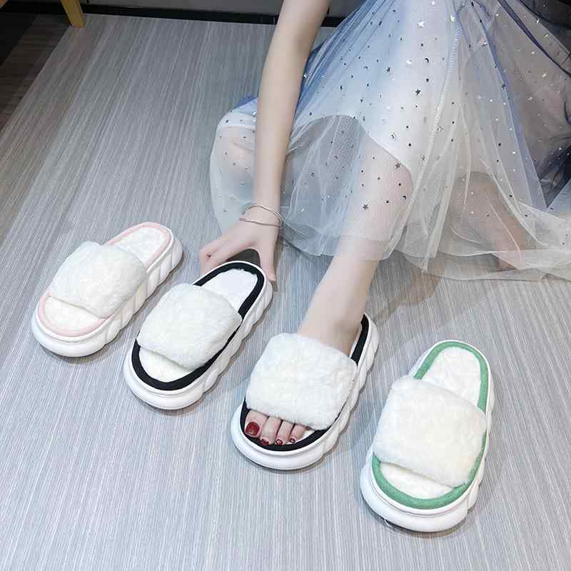 ルームスリッパ レディース 秋冬 ふわふわ 保暖 厚底 大きめサイズ 室内外出兼用 綿素材 暖か 快適 ホームシューズ 吸湿速乾 軽量 スタイリッシュ 通勤 通学 アウトドア