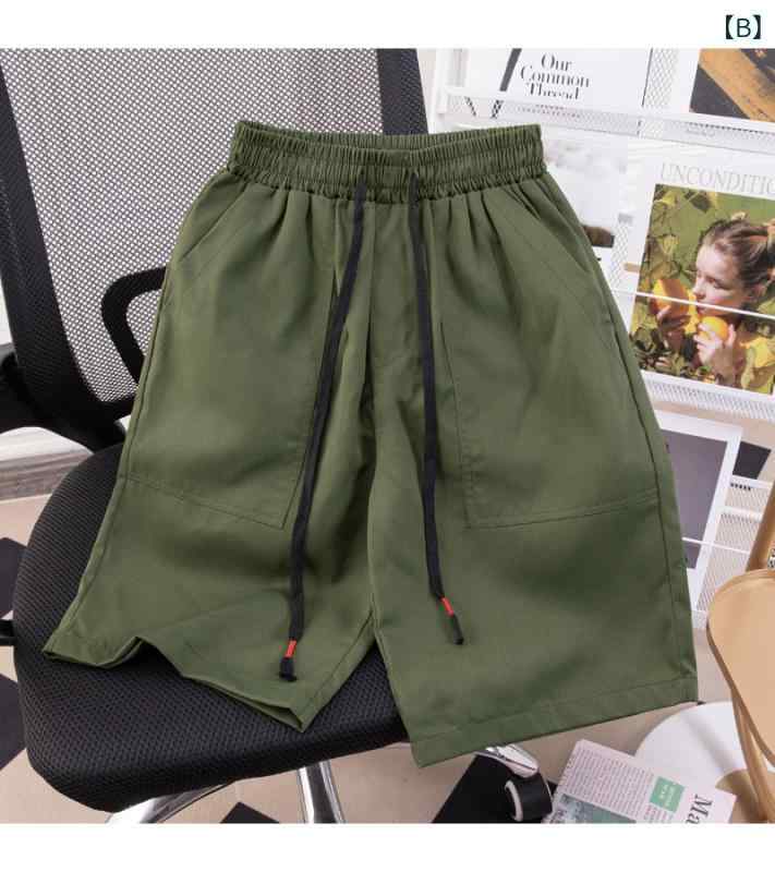 メンズ ハーフパンツ ショートパンツ 接触冷感 速乾 通気性 カーゴパンツ ゆったり...