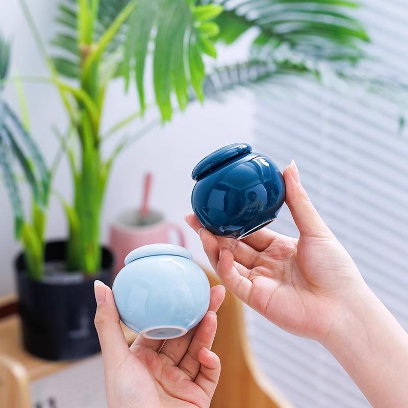 24KGP 小物入れ、お香などに 飾りもの 乱菊＜青紫＞ リップも入るハートまちの小物入れ
