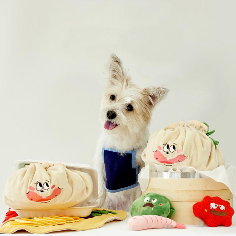 ペットおもちゃ 犬用 ぬいぐるみ かわいい 毛绒玩具 かじり耐久 耐磨素材 セット インスタ風 韓国スタ..