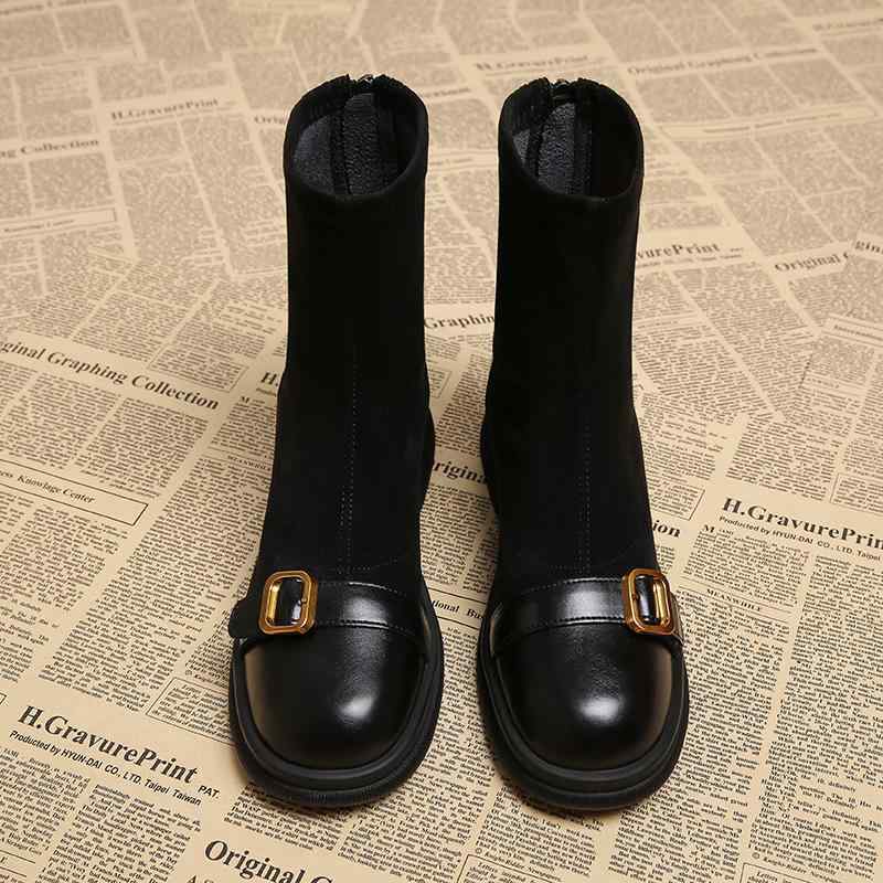 アンクルブーツ レディース 厚底 秋冬 増高 スリムレッグ ショートブーツ 女性 カジュアル デイリー 通勤 通学 ビジネス ストリート ファッション スタイル