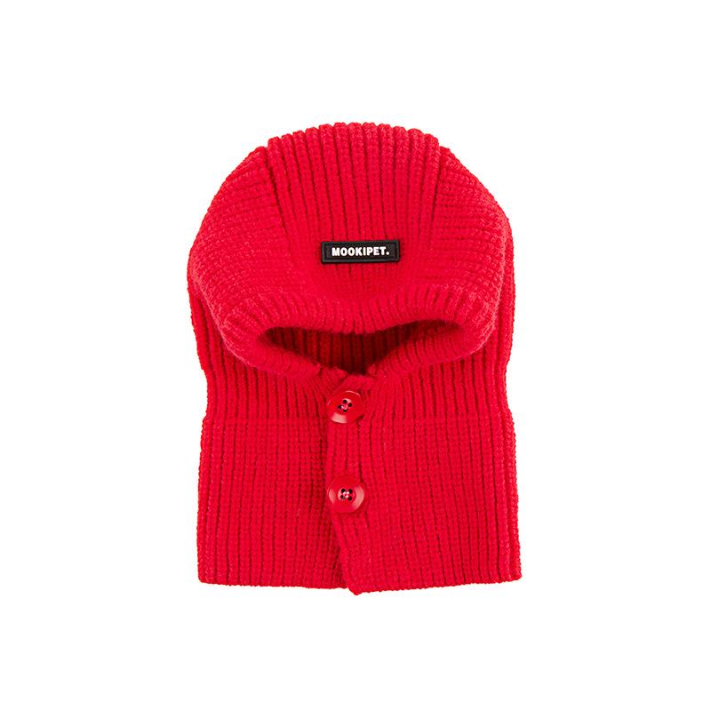 ペット帽子 犬猫兼用 クリスマス 赤い小帽子 マフラー 一体型 かわいい デザイン 冬用 ペットファッション アクセサリー グッズ フェスティバル パーティー お出かけ 赤色 スタイル(4.0)