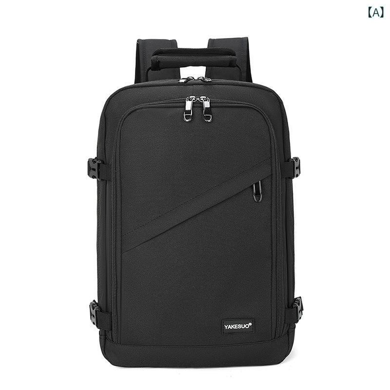 バックパック メンズ 大容量 旅行用 リュックサック パソコン収納 ビジネスバッグ 通学バッグ 書類入れ 肩掛け 耐久性 防水加工 機能ポケット 日常使い 多用途 学生向け 仕事用 アウトドア対応
