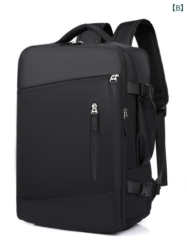 バックパック メンズ レディース 学生 大容量 旅行 出張 通学 軽量 PC収納 ビジネスバッグ リュックサック 男女兼用 観光 軽便 キャリーバッグ ショルダーバッグ