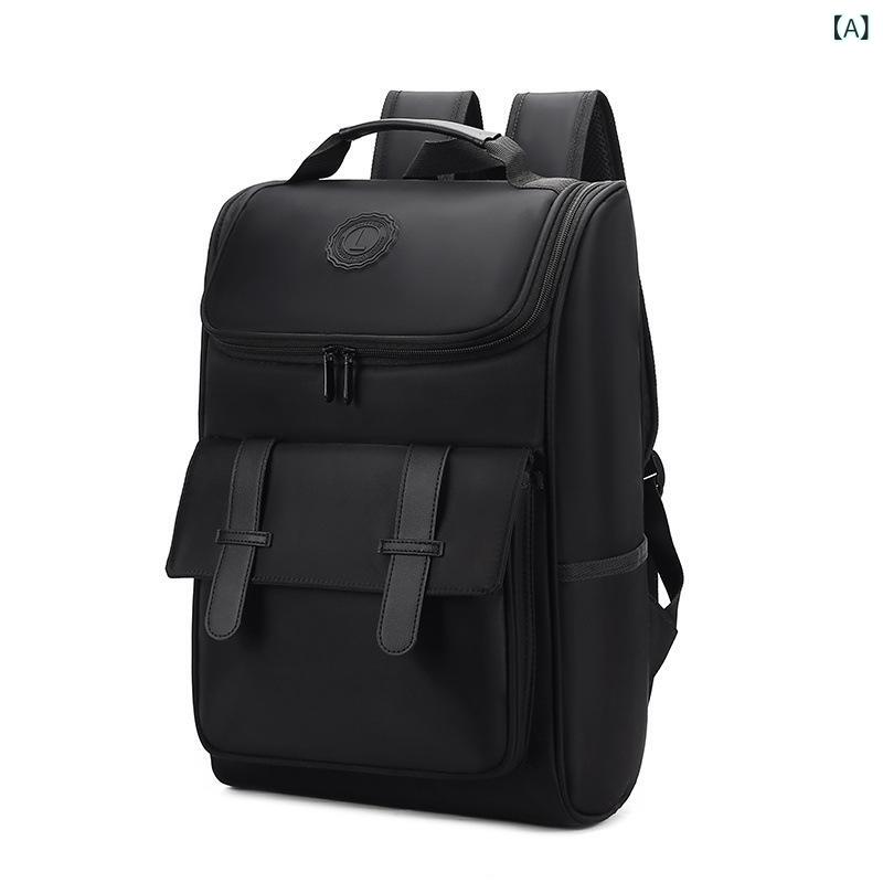 ストリート リュックサック メンズ バックパック 男女兼用 大学生 大容量 旅行 レジャー PC収納 オリジナル 小众 書類入れ 日常使い 軽量 通勤 通学 アウトドア