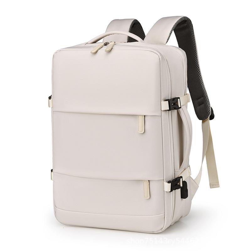 リュックサック 学生旅行用 マカロンカラー カジュアル 大容量 独立PC収納 多機能 通気性 外出 通学 ア..