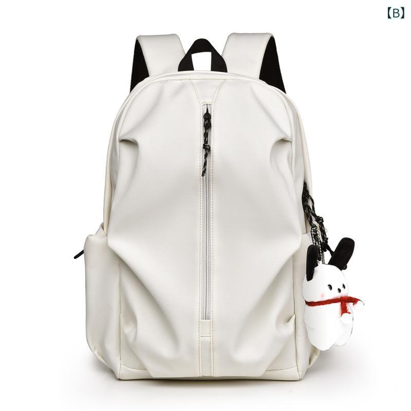 リュック 男女兼用 大学生 通学 ノートPC 収納 シンプル カジュアル 日常 バッグ 多用途 軽量 デザイン