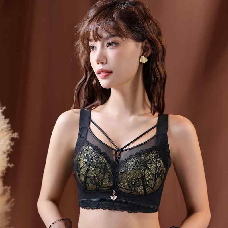乐天商城 - ブラジャー レディース 大サイズ U字型バック レース セクシー 美胸 通気性 調整可能 欧米スタイル 内衣 透け感 快適 女性用 下着 機能性 ハイサポート 美しいライン 軽やか 日常使い