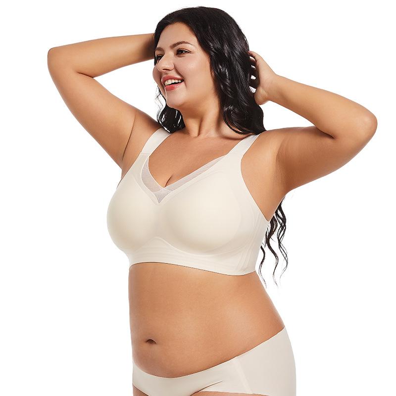 ブラジャー レディース 大カップ 無痕 薄手 レース 大きめバスト ボリュームダウン 大サイズ シームレス インナー 快適 吸湿速乾 日常使い 通勤 通学 部屋着