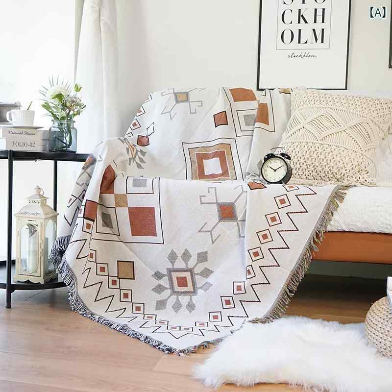 ソファカバー リビング用 インスタ風 フルカバー 厚手 シングル ダブル対応 バックレストクロス クッション保護 インテリア雑貨 家庭用 伸縮素材 洗えるタイプ 防汚加工 [2]