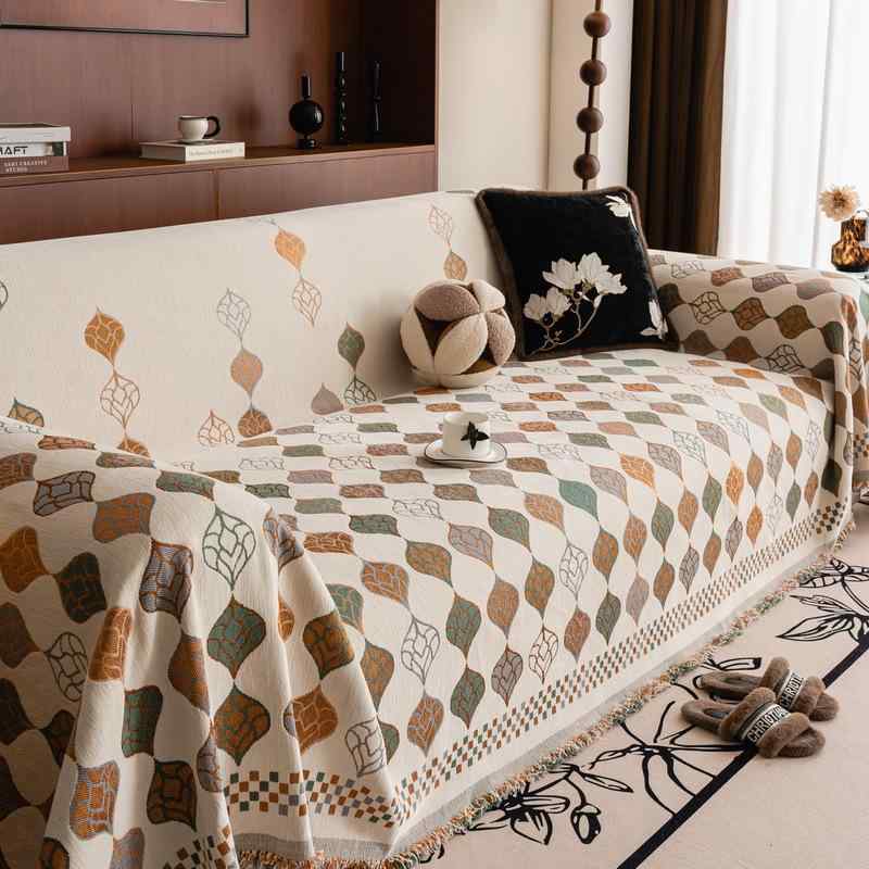 ソファカバー レトロ風 フルカバー チェニール素材 高級感 四季通用 家具保護 汚れ防止 インテリア ス..