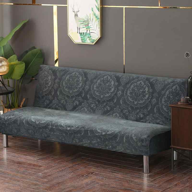 ソファカバー 折りたたみ 万能 アームレス対応 ベッド兼用 伸縮素材 家庭用 リビング 寝室 防水 防汚 ..