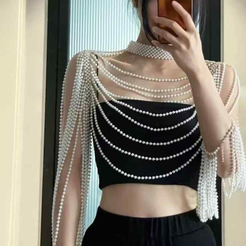 ・種類: 胸チェーン・性別: 女性・素材: ラインストーン・スタイル: 欧米風・形状: ジオメトリック・水晶種類: 白水晶・色: 銀メッキ・加工: メッキ