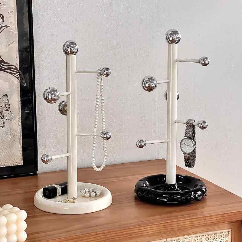 玄関収納ラック 多機能置物棚 鍵収納ボックス 靴収納キャビネット 高級感デザイン クリーム風インテリ..