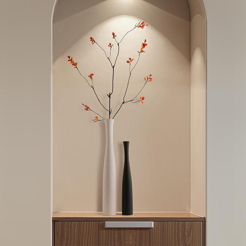 花瓶 陶器 黒白 模様 高級感 玄関 インテリア 飾り 置物 壁龕 テレビ台 家居 装飾品