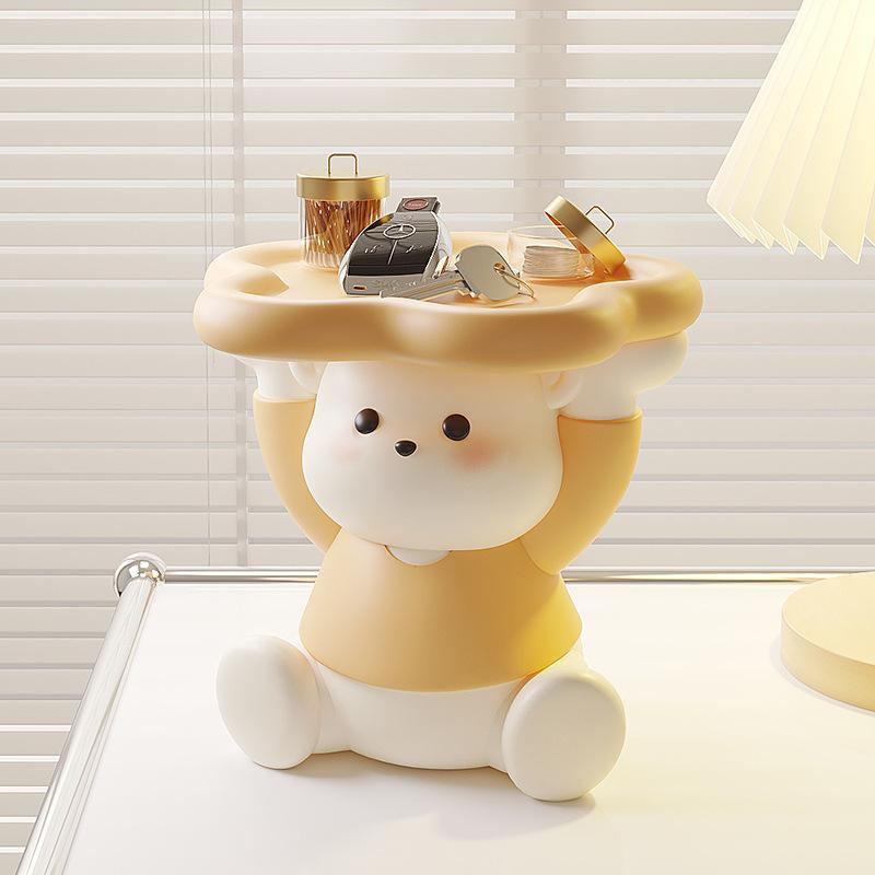 インテリア雑貨 かわいいクマ ミルク風 玄関収納飾り リビングデスク テーブル飾り 家庭用インテリア 置物 デコレーション