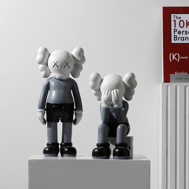 北欧スタイル 高級感 クマベア フィギュア 置物 クリエイティブ アート インテリア デコレーション 雑..