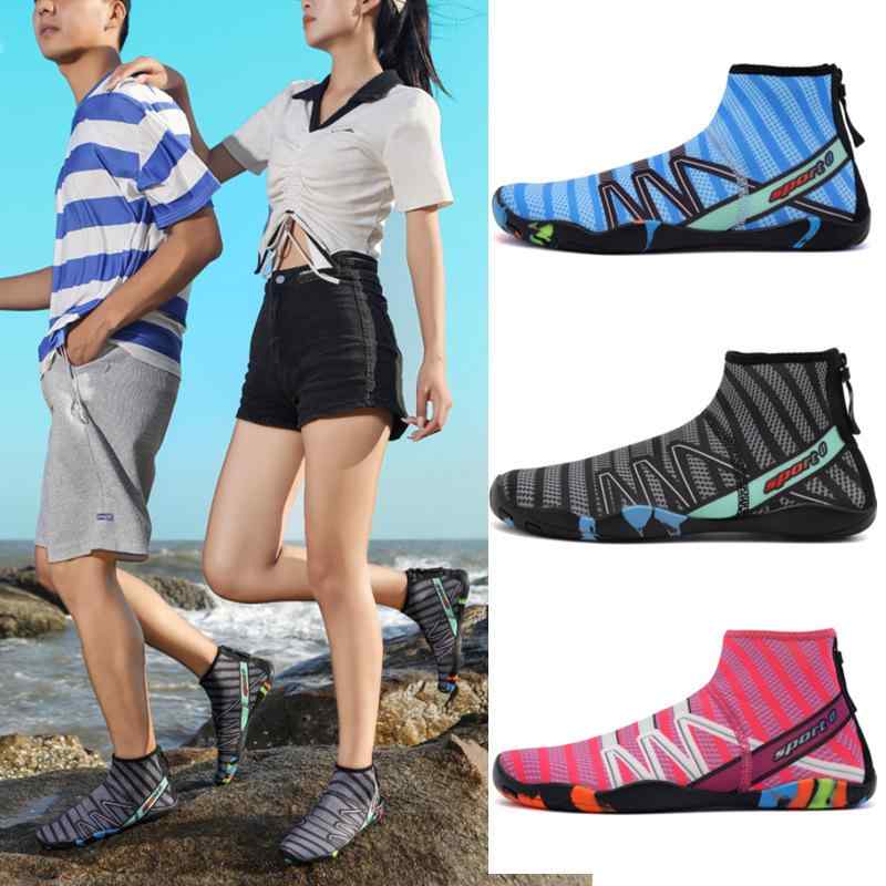 水陸両用シューズ 男女兼用 ビーチ ハイキング トレッキング 溯溪 涉水 速乾 游泳 浮潜 スノーケリング 室内運動 フィットネス アウトドア ウォータースポーツ