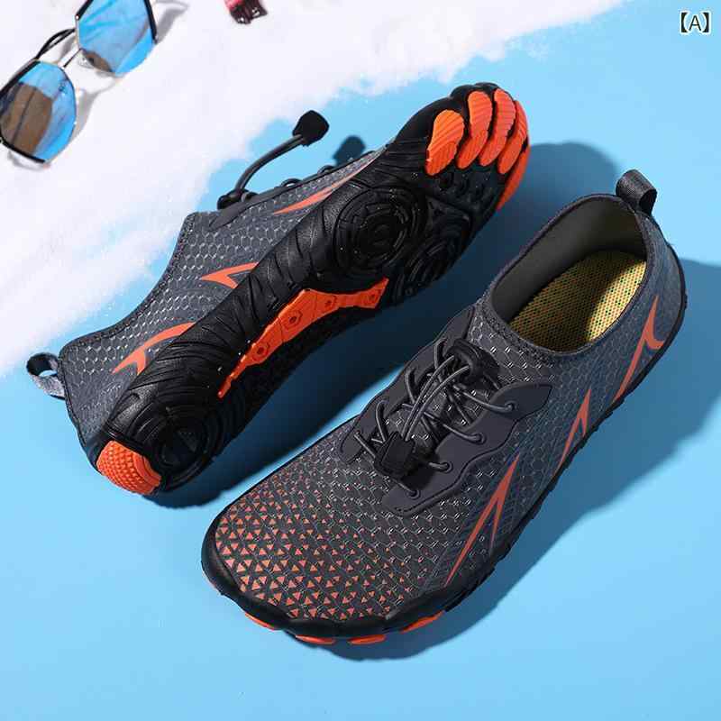 シューズ 男女兼用 渓流トレッキング 涉水 速乾 ビーチ 浮潜 総合トレーニング 室内フィットネス 五指ベアフット 軽量 吸湿速乾 アウトドア 水辺 室内用 赤足感覚