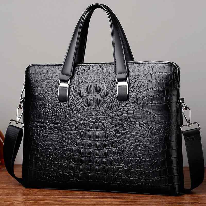 メンズ 公文包 ビジネスバッグ 手提げ ショルダー 斜めがけ PC 収納 ファイル 横型 二重ジッパー ファイルバッグ 通勤 鞄