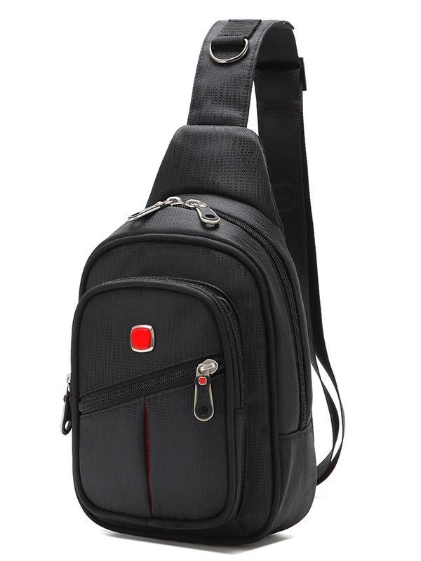 Rucksacks, Day Packs - メンズ 斜めがけバッグ ビジネスカジュアル 胸前ポーチ 携帯アウトドア ショルダー腰包 スマホ小銭入れ 防水耐久